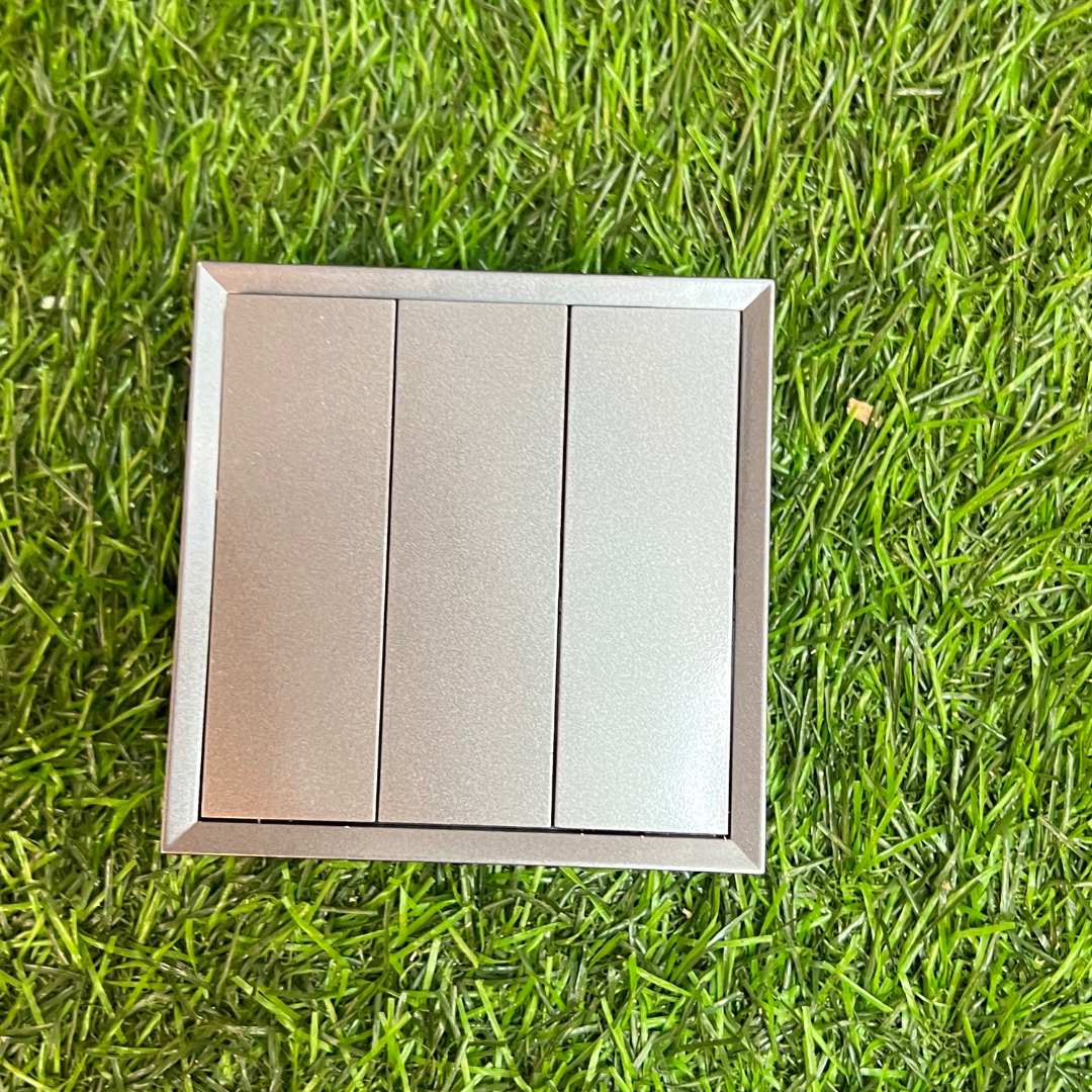 Luxury 3gang 2way Silver Switch